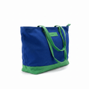 The Little & Fox Tote Royal Blue with Emerald leather