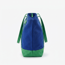 The Little & Fox Tote Royal Blue with Emerald leather