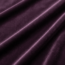 Aubergine Cotton Blend Velvet Fabric