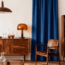 Cobalt Velvet Drapery Fabric