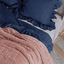 Pin Velvet Coverlet Pink