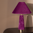 Violet Cotton Blend Velvet Fabric