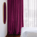 Violet Cotton Blend Velvet Fabric