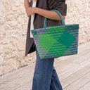Woven Shopper Bag – Acai