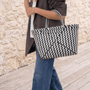 Woven Shopper Bag – Domino