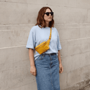 The Little & Fox Leather Bum Bag Sunflower
