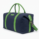 The Little & Fox Weekender Indigo with Emerald Leather