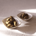 Crushed Shell Square Bowl