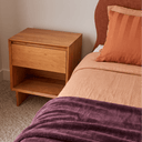 Walnut Sungkai Bedside Table