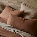 Ravello Linen Duvet Cover Queen Biscuit