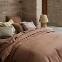 Ravello Linen Duvet Cover Queen Biscuit