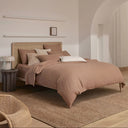 Ravello Linen Duvet Cover Queen Biscuit
