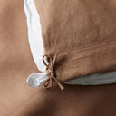 Ravello Linen Duvet Cover Queen Biscuit
