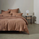 Ravello Linen Duvet Cover Queen Biscuit