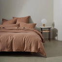 Ravello Linen Euro Pillowcase Set Biscuit