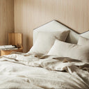 Ravello Linen Duvet Cover King Bone
