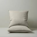 Ravello Linen Euro Pillowcase Set Bone