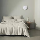 Ravello Linen Euro Pillowcase Set Bone