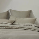 Ravello Linen Duvet Cover Queen Caper