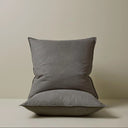 Ravello Linen Euro Pillowcase Set Charcoal