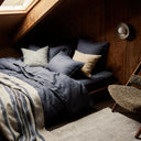 Ravello Linen Duvet Cover King Denim
