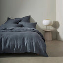 Ravello Linen Duvet Cover King Denim