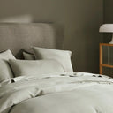 Ravello Linen Duvet Cover Queen Sage