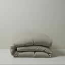 Ravello Linen Duvet Cover Queen Pebble