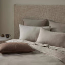 Ravello Linen Duvet Cover Queen Pebble