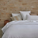 Ravello Linen Duvet Cover Queen White