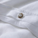 Ravello Linen Duvet Cover King White