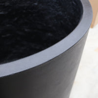 Mikonui Cylinder Planter Large - Black PRE ORDER