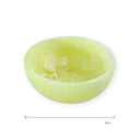 Swirl Resin Mini Bowls Lemon