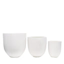 Mohaka Small Planter White - PRE ORDER-little-and-Fox