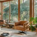 James Swivel Chair – Tasman Leather