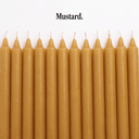 Mustard Boxed Candle 6's 240mm