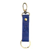 Navy Bilbo Leather Keyring Little & Fox