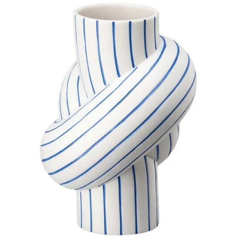 Node Stripes Vase Blueberry