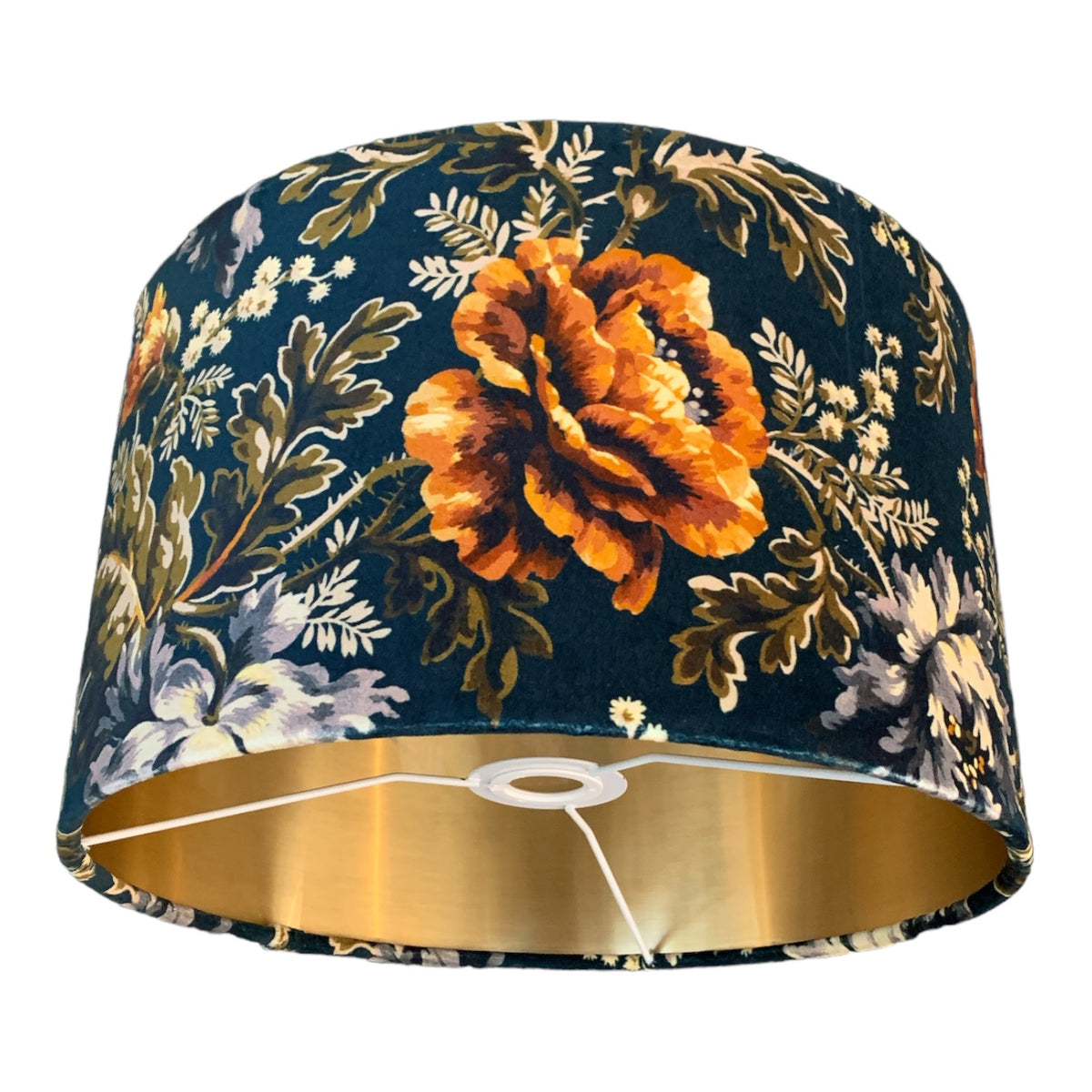 Opia Gold Lined 14" Drum Lampshade Little & Fox
