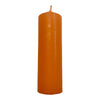 Orange Column Candle 150mm little and fox.JPG