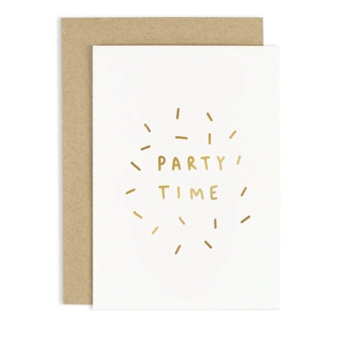 "Party Time" Card Little & Fox