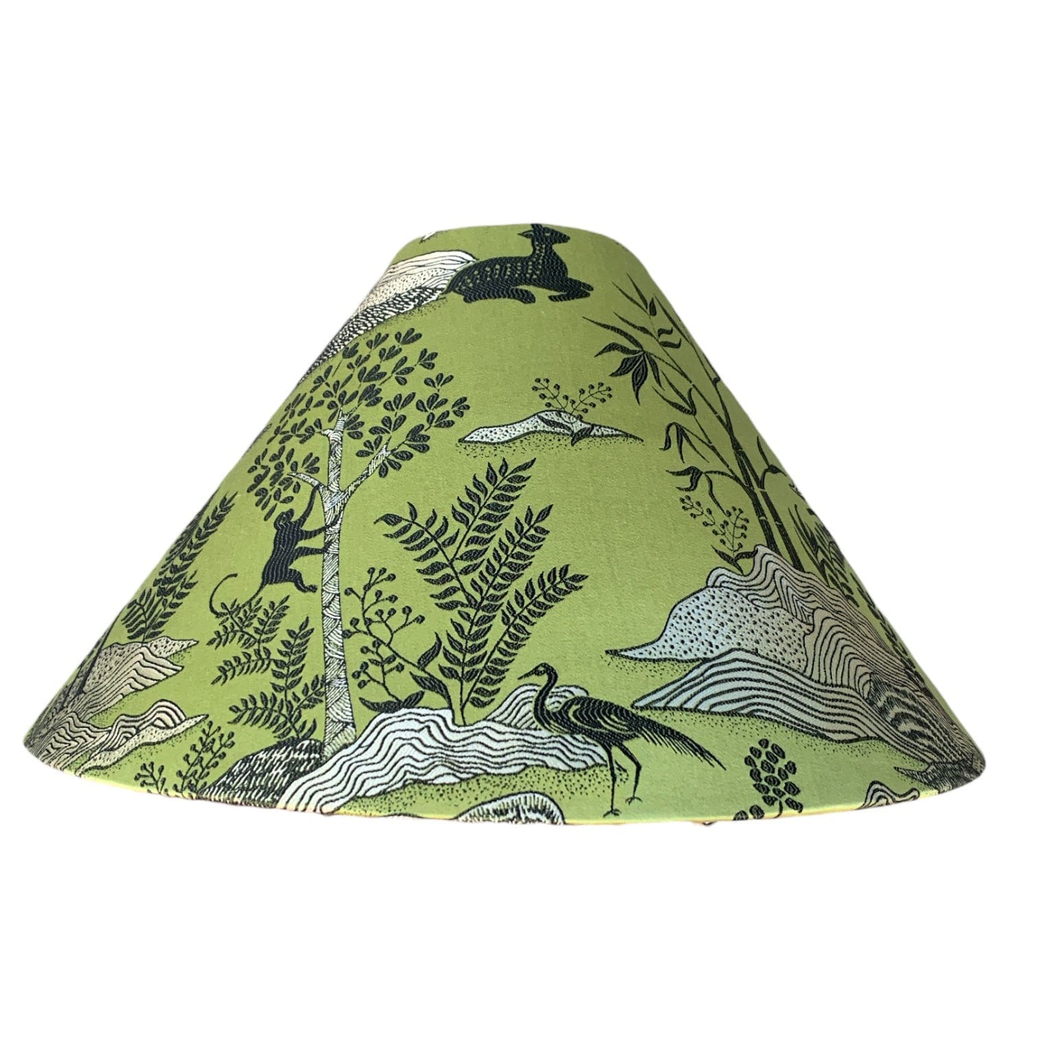 Perfect Place Chartreuse 22" Coolie Cone Lampshade Little & Fox