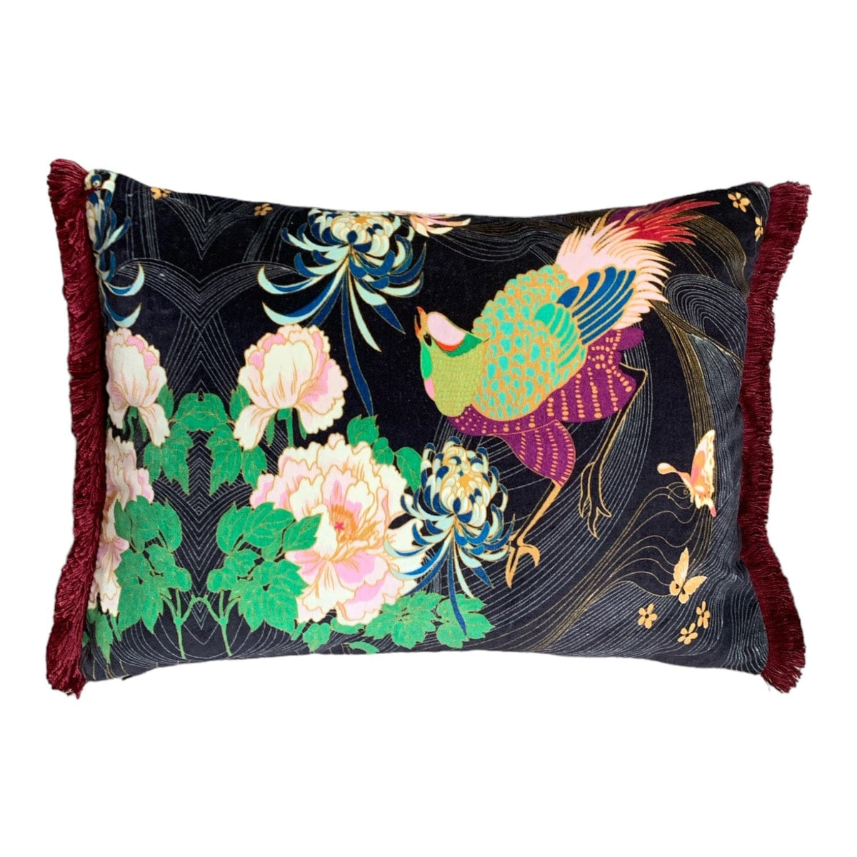 Phoenix-Velvet-Fringed-Cushion-Little-and-Fox