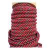 Burgundy and Green Twisted Rope Trim