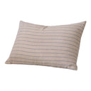 Basix Stripe Roy/Sable Linen Standard Pillowcase