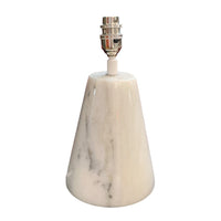 Como Marble Lamp Base - White