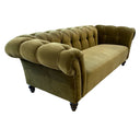 Arthur Olive 3 Seater Chesterfield Sofa