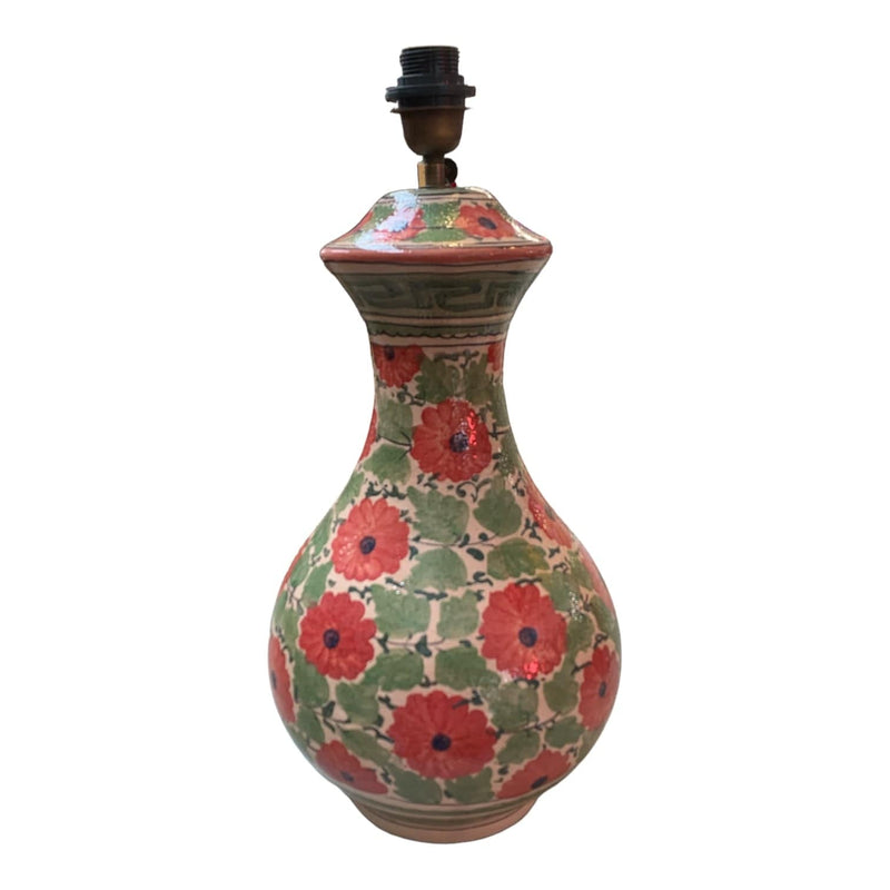 Middle Eastern Floral Lamp Base