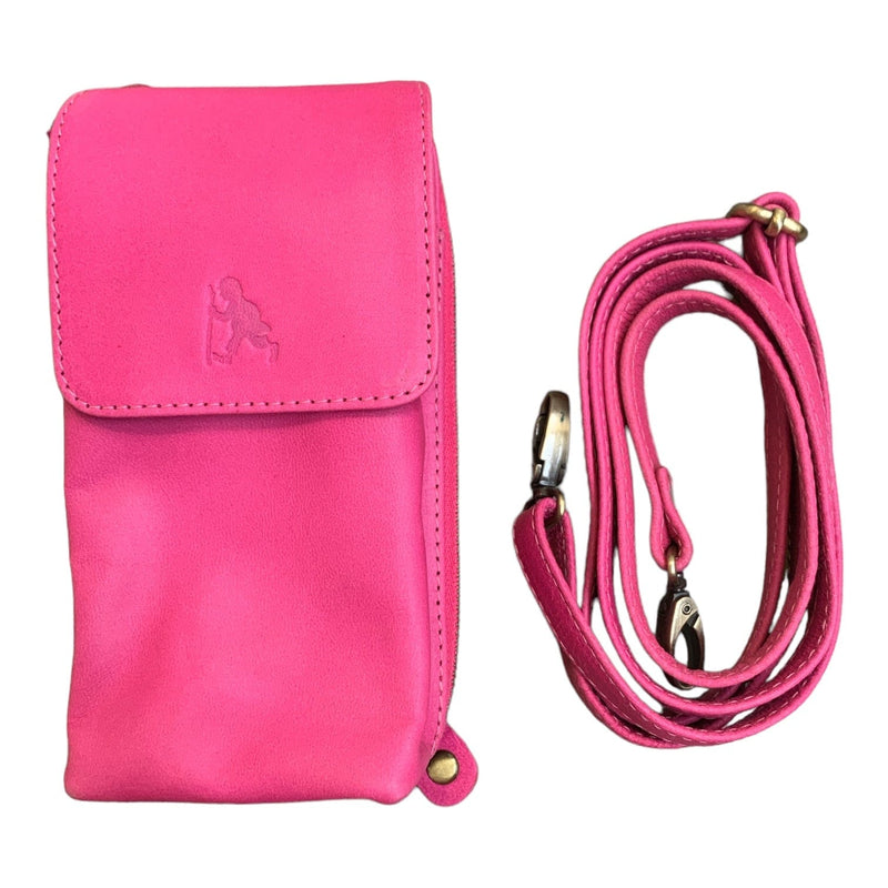 Fuchsia Crossbody Phone Bag