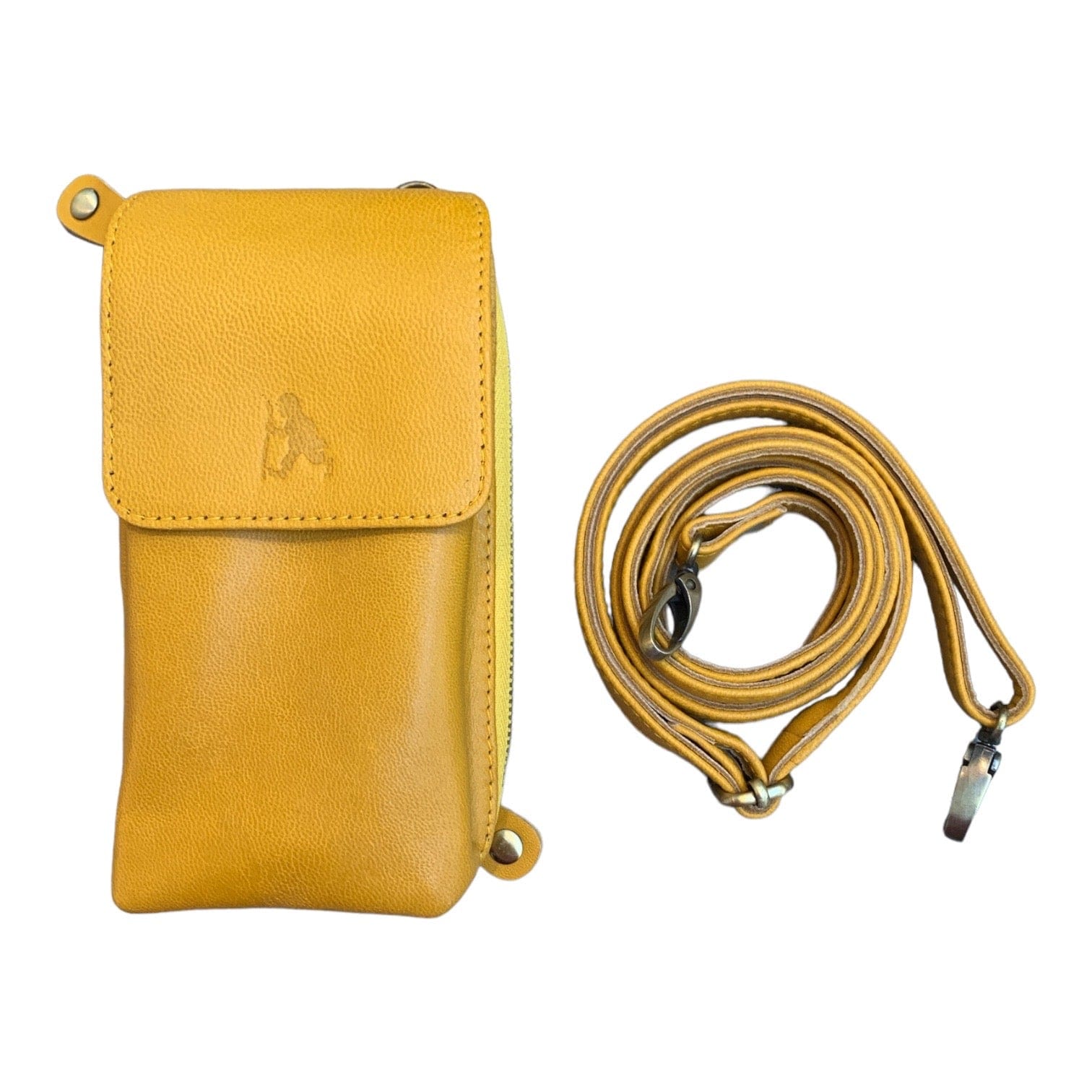 Mustard Crossbody Phone Bag